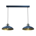 Brilagi - Chandelier on a string FLAMENGO 2xE27/60W/230V blue