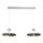 Brilagi - Chandelier on a string FLAMENGO 2xE27/60W/230V white