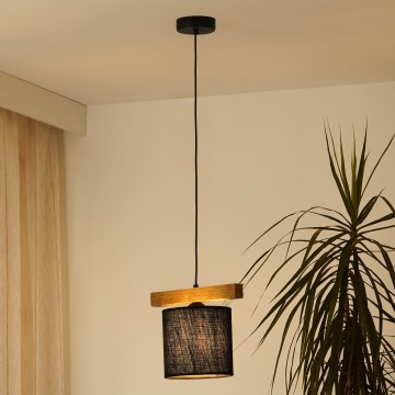 Brilagi - Chandelier on a string FOREST 1xE27/15W/230V pine/black