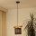Brilagi - Chandelier on a string FOREST 1xE27/15W/230V pine/black