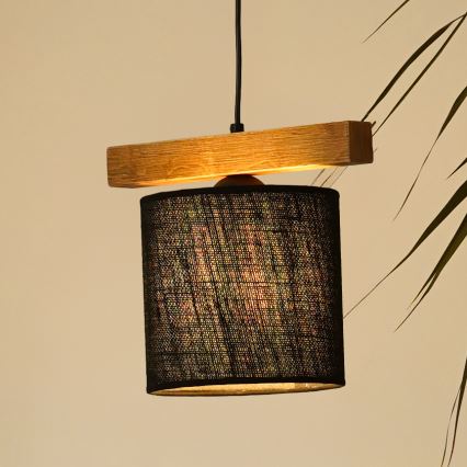Brilagi - Chandelier on a string FOREST 1xE27/15W/230V pine/black
