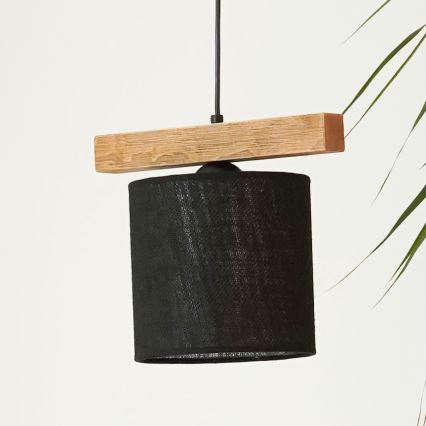Brilagi - Chandelier on a string FOREST 1xE27/15W/230V pine/black