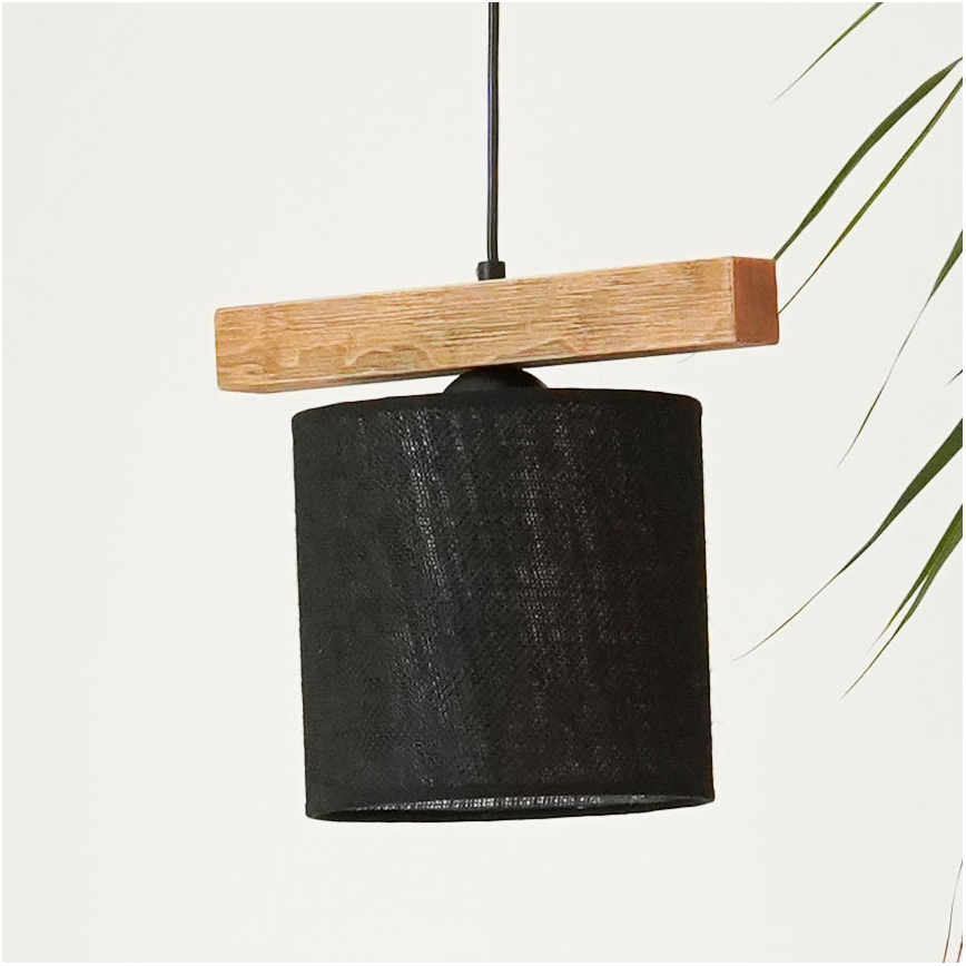 Brilagi - Chandelier on a string FOREST 1xE27/15W/230V pine/black
