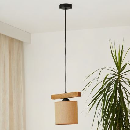 Brilagi - Chandelier on a string FOREST 1xE27/15W/230V pine/brown/black