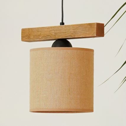Brilagi - Chandelier on a string FOREST 1xE27/15W/230V pine/brown/black