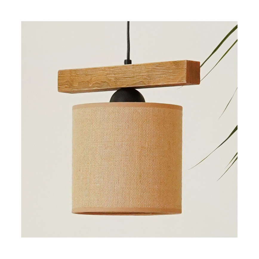 Brilagi - Chandelier on a string FOREST 1xE27/15W/230V pine/brown/black