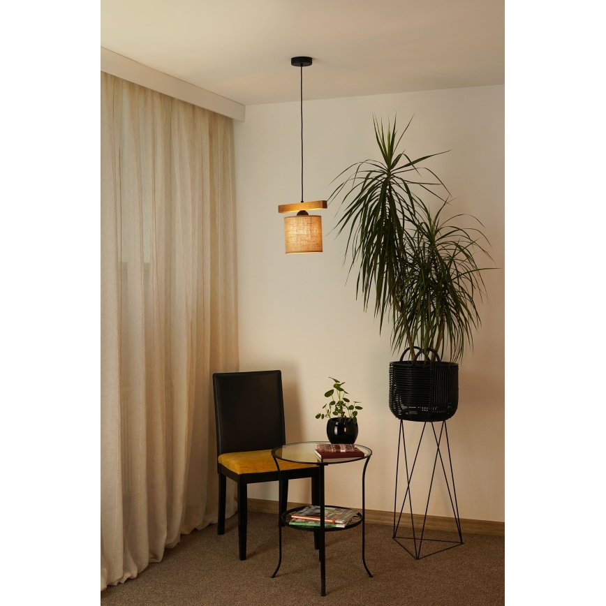 Brilagi - Chandelier on a string FOREST 1xE27/15W/230V pine/brown/black