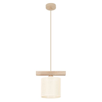 Brilagi - Chandelier on a string FOREST 1xE27/15W/230V pine/brown/creamy