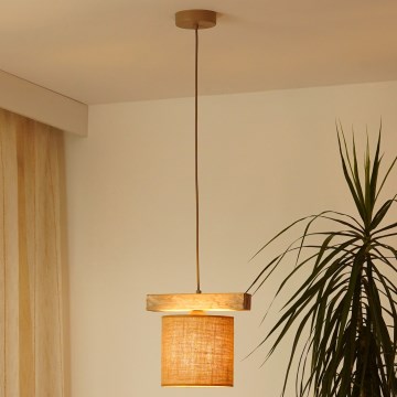Brilagi - Chandelier on a string FOREST 1xE27/15W/230V pine/brown