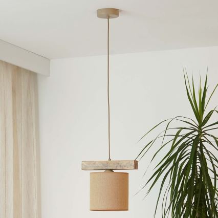 Brilagi - Chandelier on a string FOREST 1xE27/15W/230V pine/brown