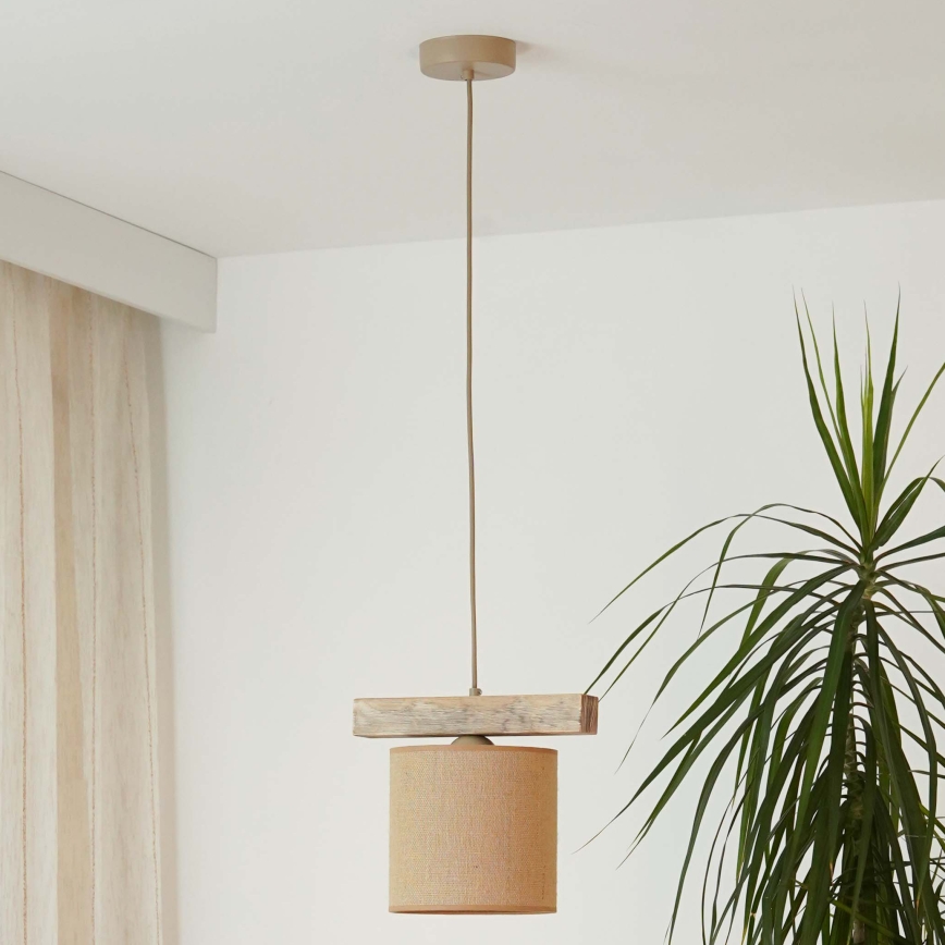 Brilagi - Chandelier on a string FOREST 1xE27/15W/230V pine/brown