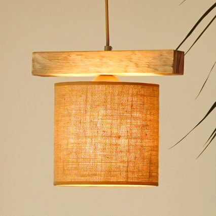Brilagi - Chandelier on a string FOREST 1xE27/15W/230V pine/brown