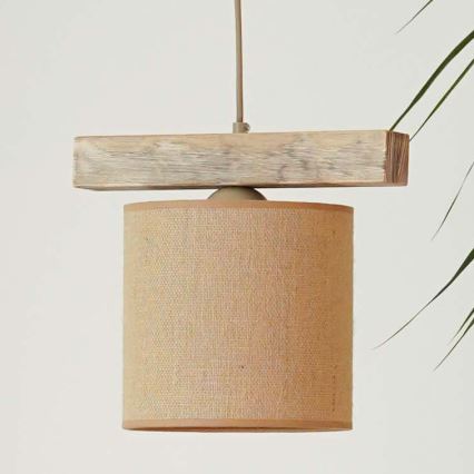 Brilagi - Chandelier on a string FOREST 1xE27/15W/230V pine/brown