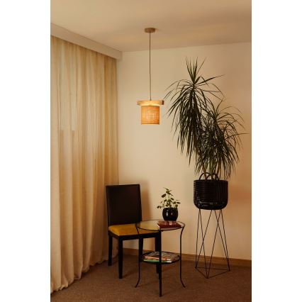 Brilagi - Chandelier on a string FOREST 1xE27/15W/230V pine/brown