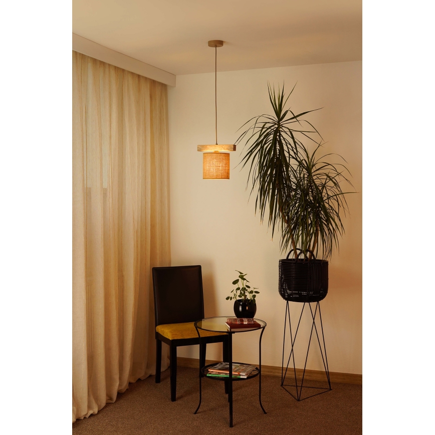 Brilagi - Chandelier on a string FOREST 1xE27/15W/230V pine/brown