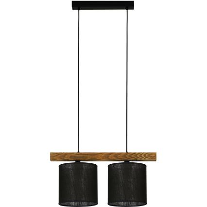 Brilagi - Chandelier on a string FOREST 2xE27/15W/230V pine/black