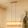 Brilagi - Chandelier on a string FOREST 3xE27/15W/230V pine/beige/creamy