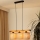 Brilagi - Chandelier on a string FOREST 3xE27/15W/230V pine/brown/black