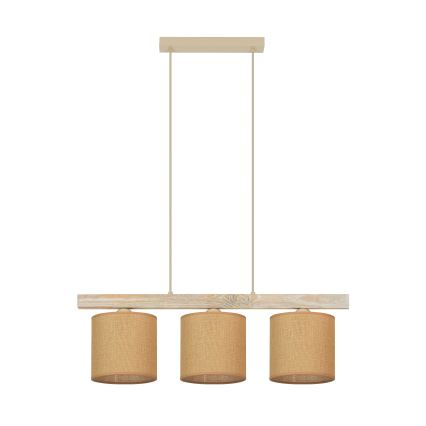Brilagi - Chandelier on a string FOREST 3xE27/15W/230V pine/brown