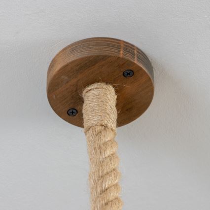 Brilagi - Chandelier on a string KOS 1xE27/60W/230V beech