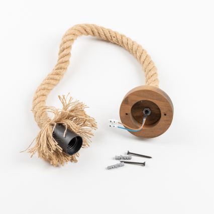 Brilagi - Chandelier on a string KOS 1xE27/60W/230V beech