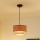 Brilagi - Chandelier on a string MONTANA BOHO 1xE27/15W/230V d. 25 cm brown/black