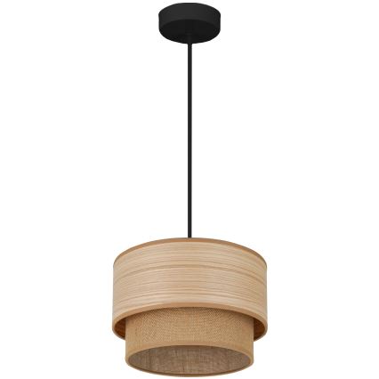 Brilagi - Chandelier on a string MONTANA BOHO 1xE27/15W/230V d. 25 cm brown/black