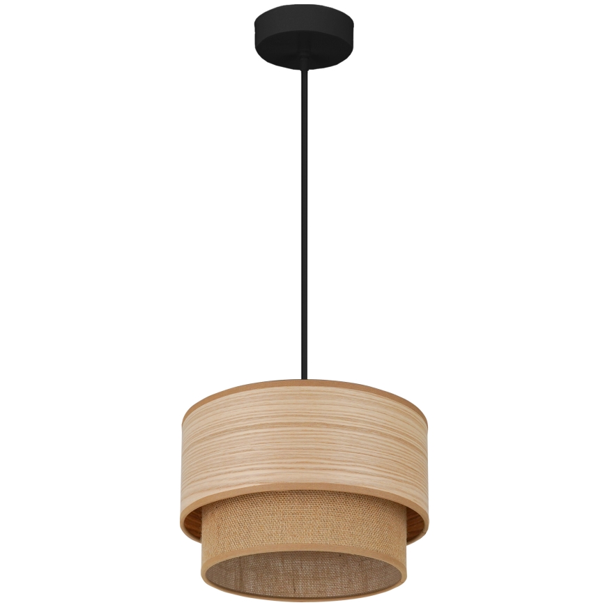 Brilagi - Chandelier on a string MONTANA BOHO 1xE27/15W/230V d. 25 cm brown/black