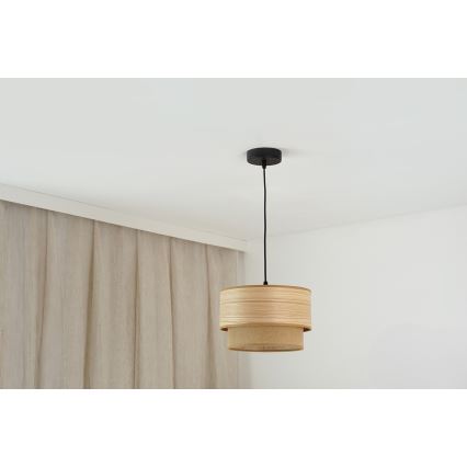 Brilagi - Chandelier on a string MONTANA BOHO 1xE27/15W/230V d. 25 cm brown/black