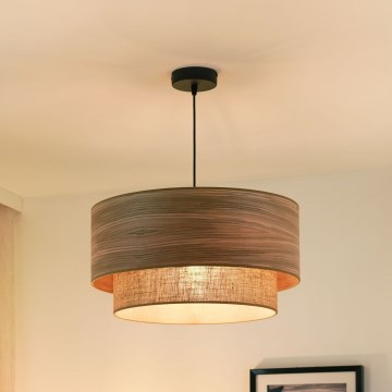 Brilagi - Chandelier on a string MONTANA BOHO 1xE27/15W/230V d. 45 cm brown/black
