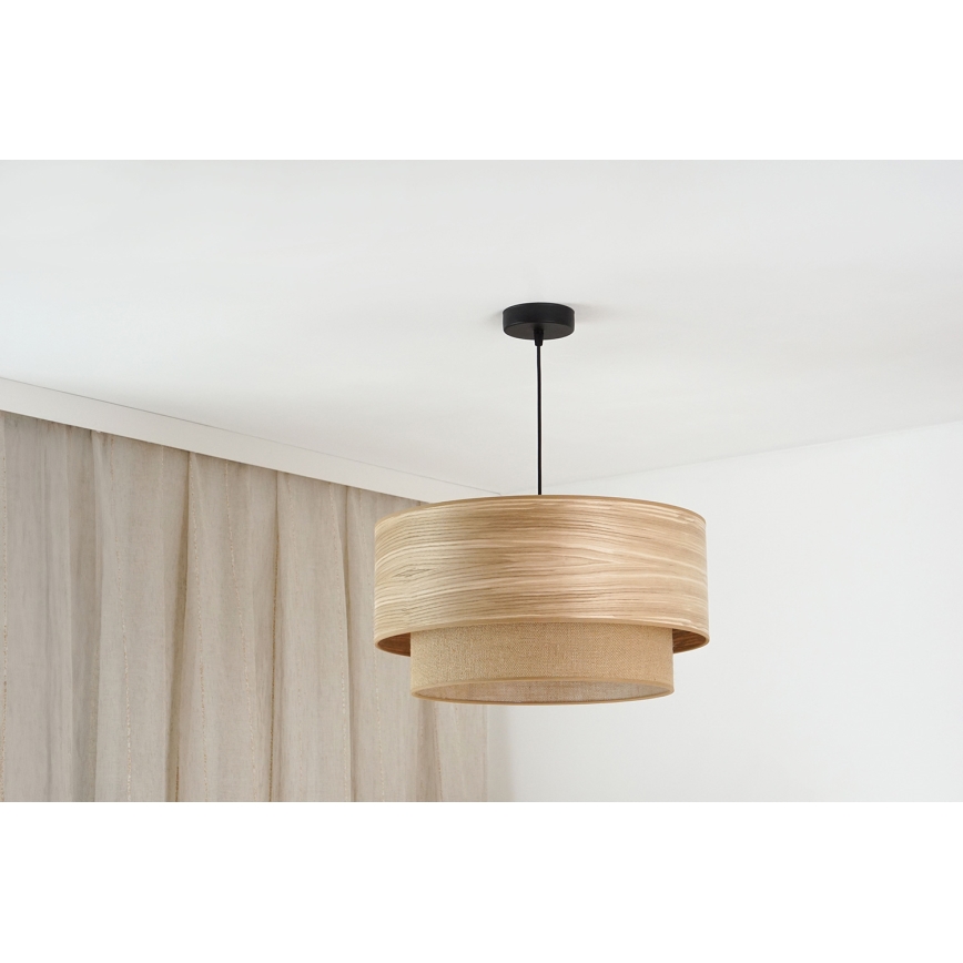 Brilagi - Chandelier on a string MONTANA BOHO 1xE27/15W/230V d. 45 cm brown/black
