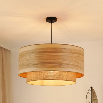 Brilagi - Chandelier on a string MONTANA BOHO 1xE27/15W/230V d. 60 cm brown/black