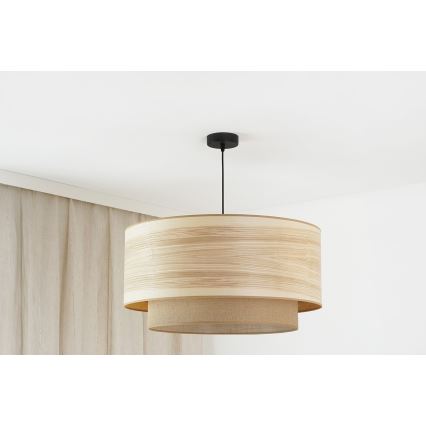 Brilagi - Chandelier on a string MONTANA BOHO 1xE27/15W/230V d. 60 cm brown/black