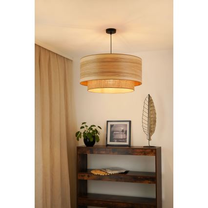 Brilagi - Chandelier on a string MONTANA BOHO 1xE27/15W/230V d. 60 cm brown/black