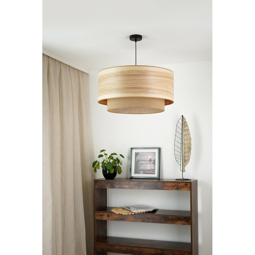 Brilagi - Chandelier on a string MONTANA BOHO 1xE27/15W/230V d. 60 cm brown/black