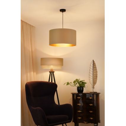 Brilagi - Chandelier on a string OREGON ROLLER VEGE 1xE27/15W/230V d. 45 cm beige