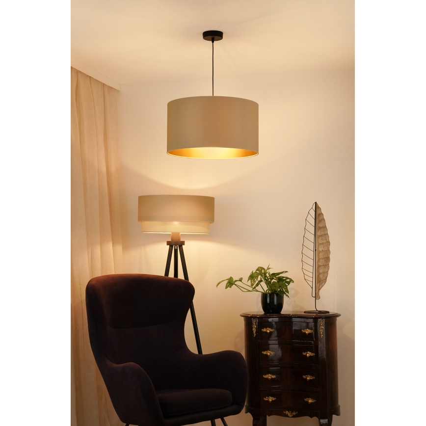 Brilagi - Chandelier on a string OREGON ROLLER VEGE 1xE27/15W/230V d. 45 cm beige