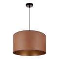 Brilagi - Chandelier on a string OREGON ROLLER VEGE 1xE27/15W/230V d. 45 cm brown