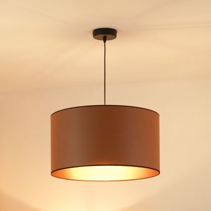 Brilagi - Chandelier on a string OREGON ROLLER VEGE 1xE27/15W/230V d. 45 cm brown