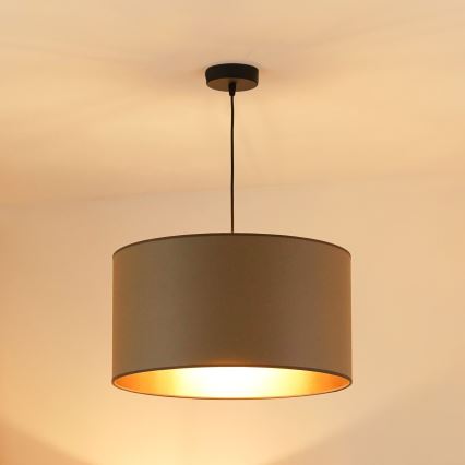 Brilagi - Chandelier on a string OREGON ROLLER VEGE 1xE27/15W/230V d. 45 cm grey