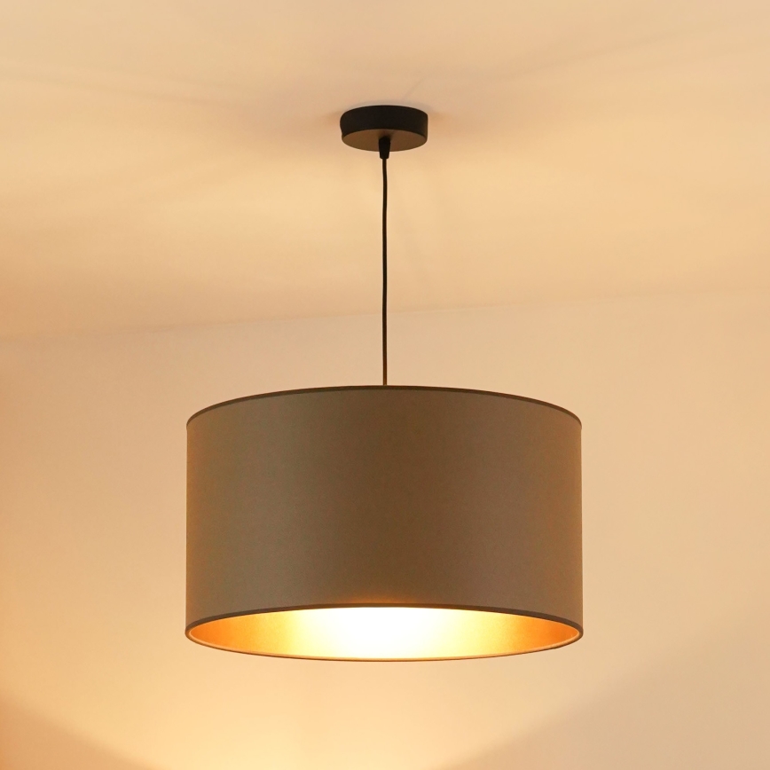 Brilagi - Chandelier on a string OREGON ROLLER VEGE 1xE27/15W/230V d. 45 cm grey