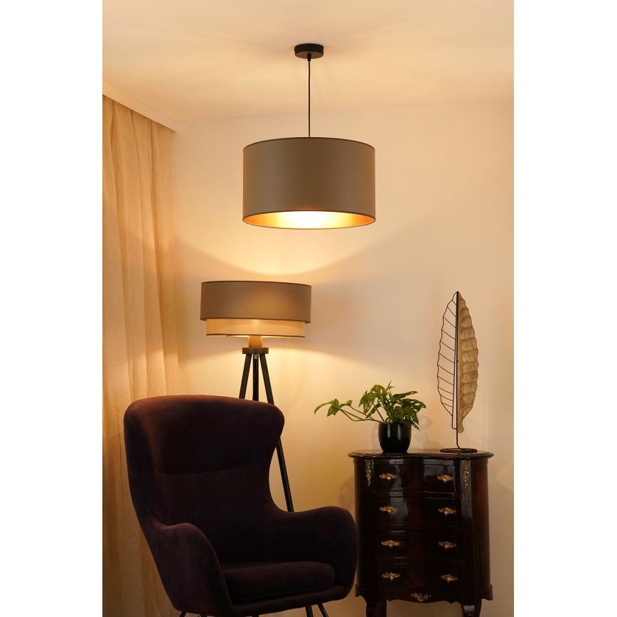 Brilagi - Chandelier on a string OREGON ROLLER VEGE 1xE27/15W/230V d. 45 cm grey