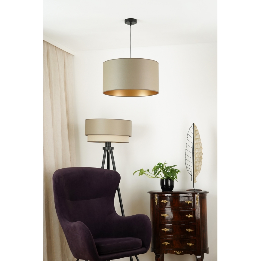 Brilagi - Chandelier on a string OREGON ROLLER VEGE 1xE27/15W/230V d. 45 cm grey