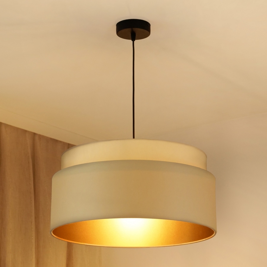 Brilagi - Chandelier on a string OREGON VEGE 1xE27/15W/230V d. 45 cm beige