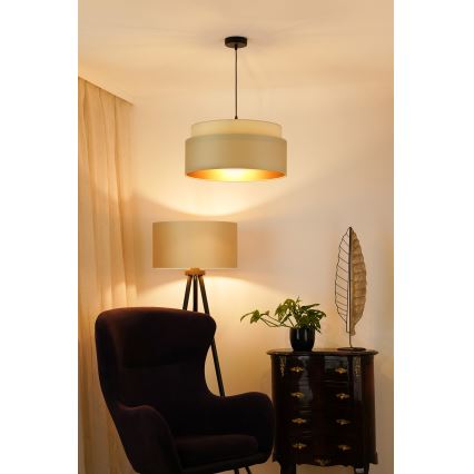 Brilagi - Chandelier on a string OREGON VEGE 1xE27/15W/230V d. 45 cm beige