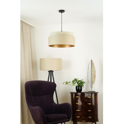 Brilagi - Chandelier on a string OREGON VEGE 1xE27/15W/230V d. 45 cm beige