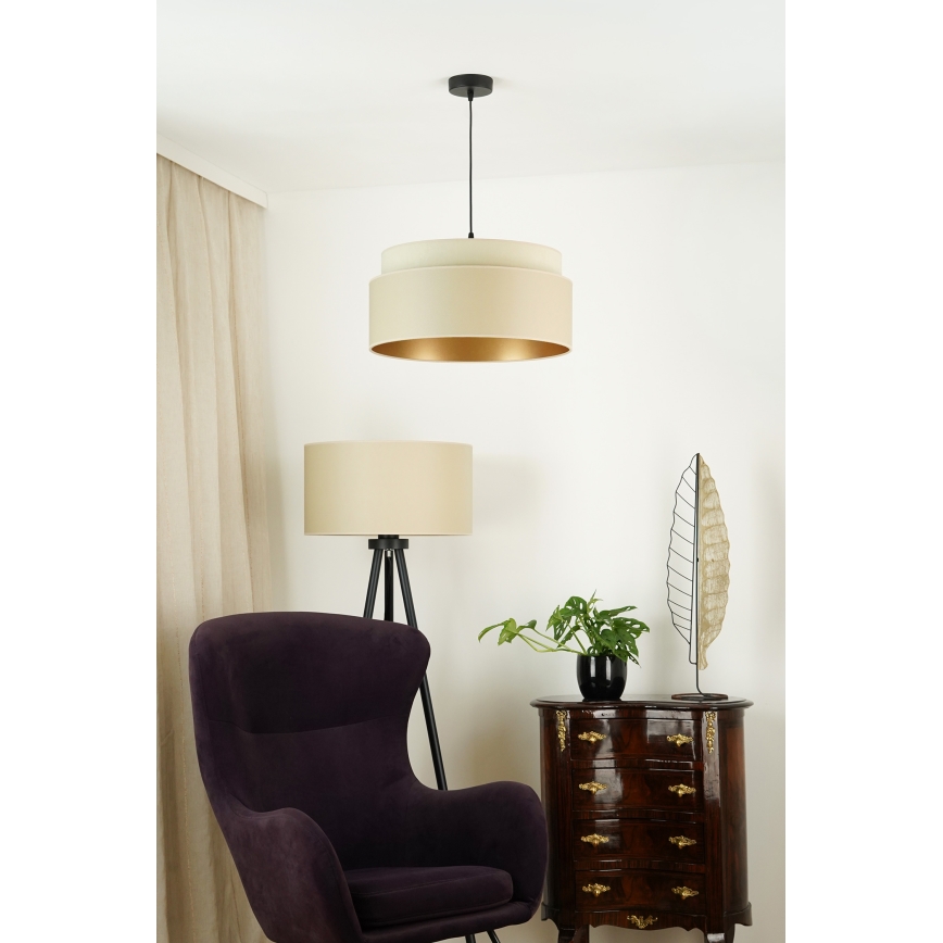 Brilagi - Chandelier on a string OREGON VEGE 1xE27/15W/230V d. 45 cm beige