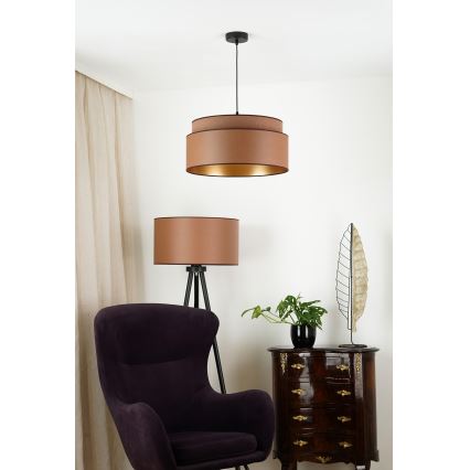 Brilagi - Chandelier on a string OREGON VEGE 1xE27/15W/230V d. 45 cm brown