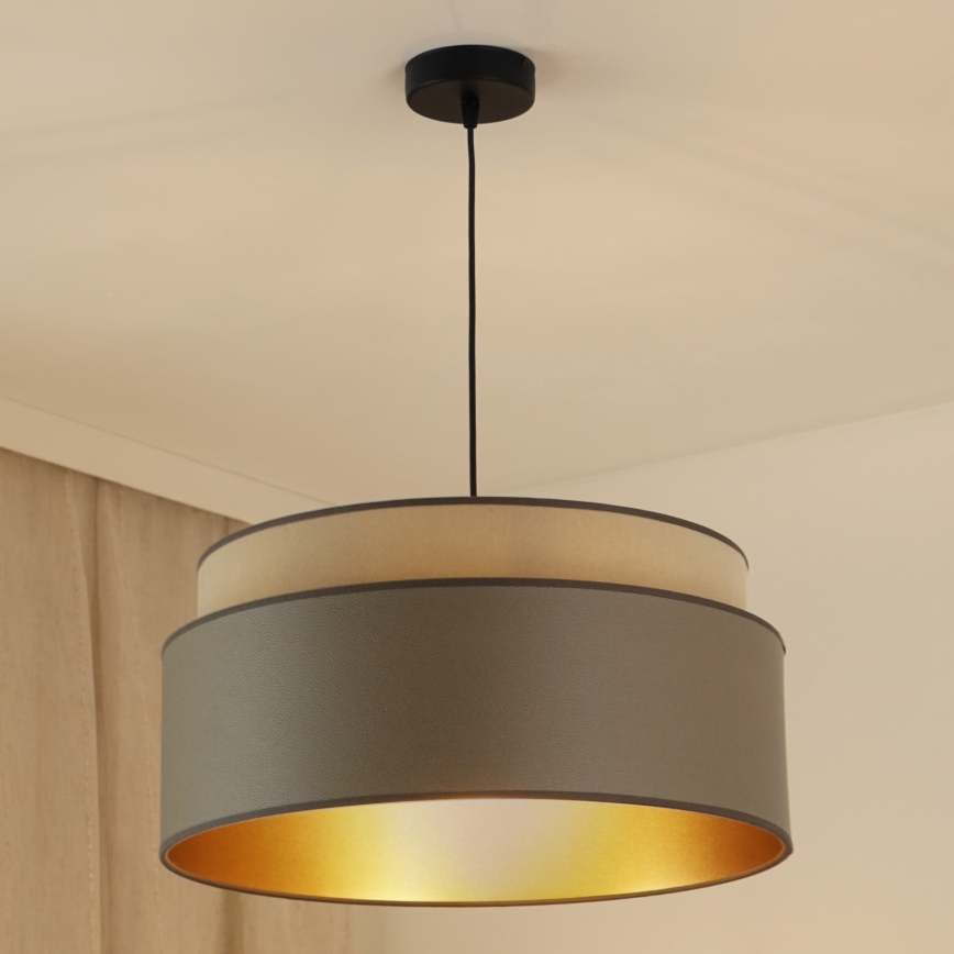Brilagi - Chandelier on a string OREGON VEGE 1xE27/15W/230V d. 45 cm grey