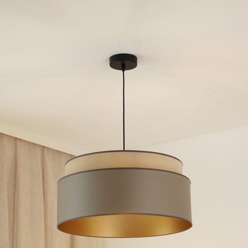 Brilagi - Chandelier on a string OREGON VEGE 1xE27/15W/230V d. 45 cm grey